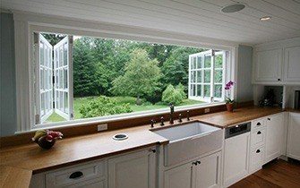 Folding uPVC Windows made by Blue Sky Windows, Melbourne, VIC